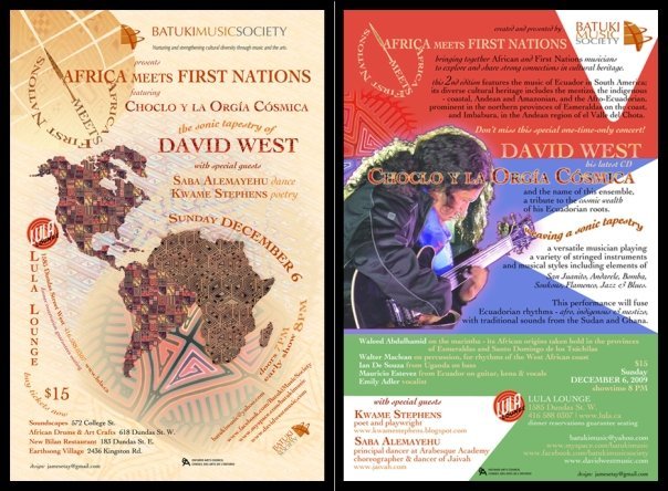 david west africa meets first nations saba dance