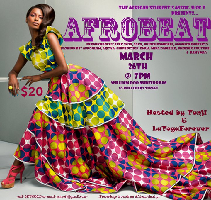 afrobeat uoft university of toronto saba sabina african ethiopian belly dance bellydance bellydancer fashion show